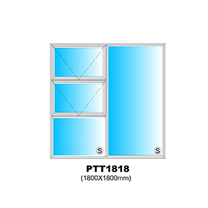 Aluminium and Glass Windows - PTT1818